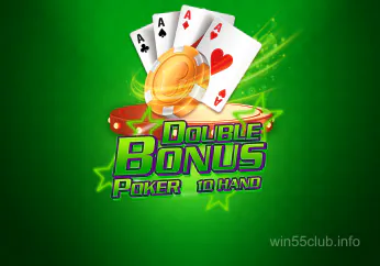 win55 club Double Bonus Poker 10 Hand
